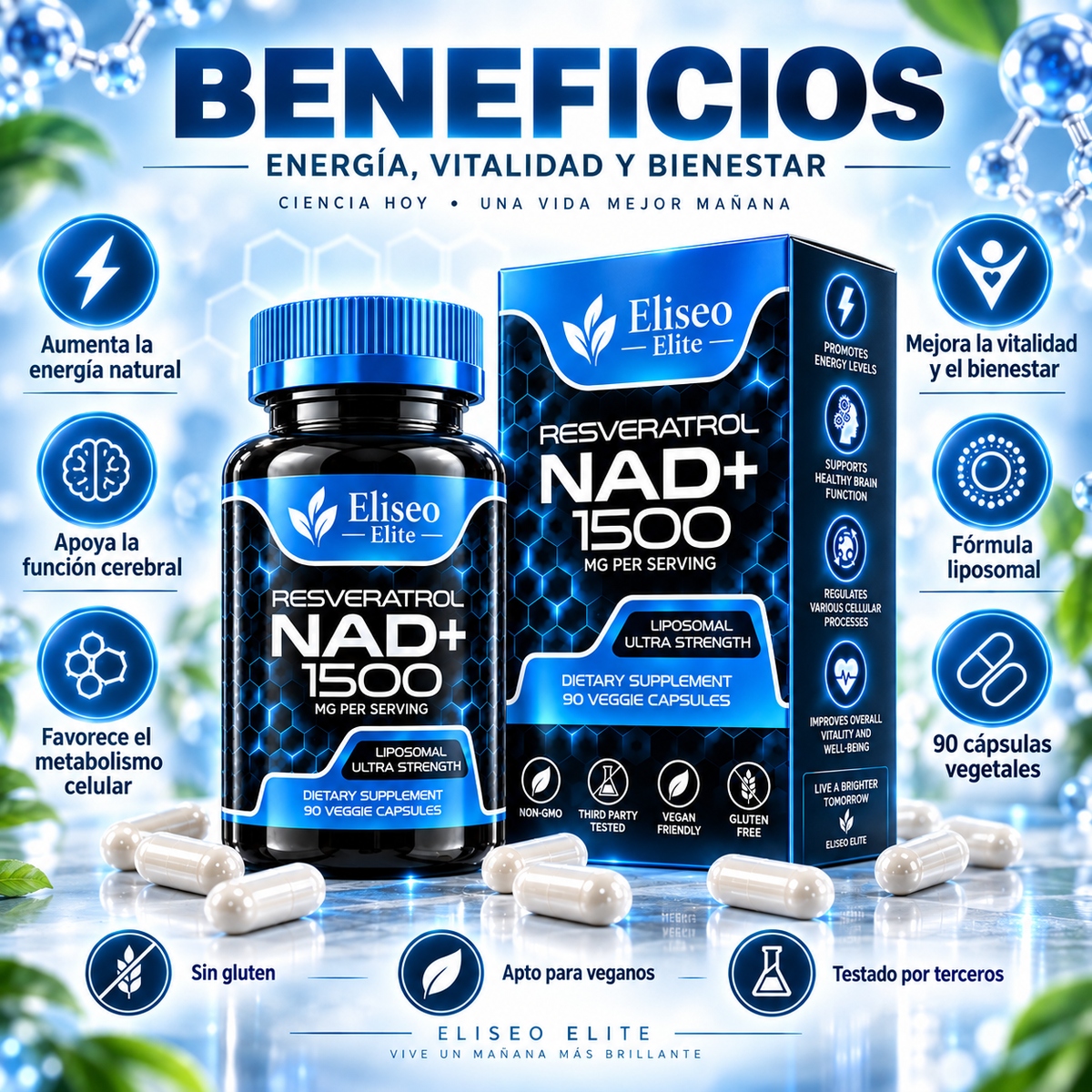 NAD+ Con Resveratrol